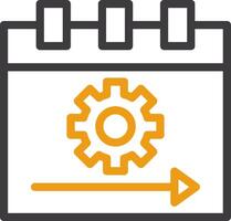Sprint Two Color Icon vector