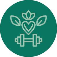 Health and Wellness Line Multi color Icon vector