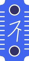 Spring Festival Couplets Solid Two Color Icon vector