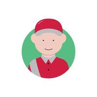 set of icons vector illustration concept line character profession job collection of simple and colored avatar symbols