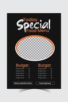 Restaurant menu Design vector