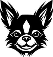 Chihuahua, Black and White Vector illustration