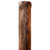 AI generated Woodenpole isolated on transparent background png