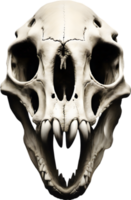 ai generato staglia dinosauro cranio clipart. png