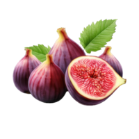 AI generated Feigen-figs on transparent background PNG