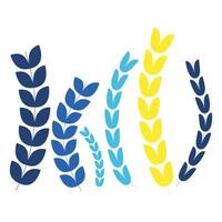 Wheat grain vector design and elements