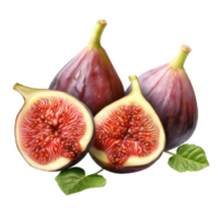AI generated Feigen-figs on transparent background PNG