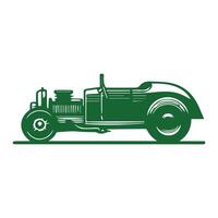 Print  Retro Vintage Car Vector Illustration