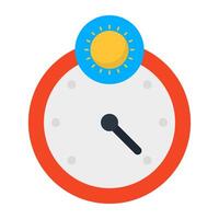 An icon design of weather gauge vector