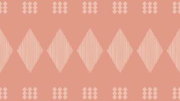 Traditional Ethnic ikat motif fabric pattern background geometric .Ikat embroidery Ethnic pattern pink pastel rose pink background wallpaper. Abstract,vector,illustration.Texture,frame,decoration. vector