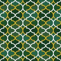 Moroccan seamless pattern. Turkish mosque window shape .Mosaic ornament background vector