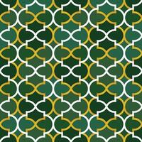 Moroccan seamless pattern. Turkish mosque window shape .Mosaic ornament background vector