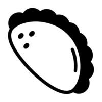 gujiya íconos para web, aplicación, infografía, etc vector