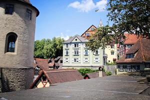 Meersburg antiguo pueblo foto