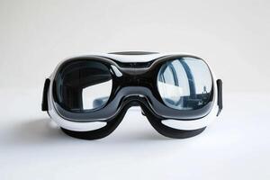 AI generated Virtual reality glasseds on white background. photo