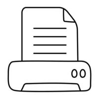 Perfect design icon of printer vector