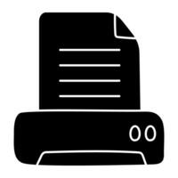 Perfect design icon of printer vector