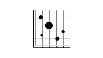 bolla grafico icona nel linea stile di simpatico animato per il tuo video, facile per uso con trasparente sfondo video