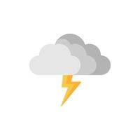 icon Thunderclouds,storm,isolated icon on white background, suitable for websites, blogs, logos, graphic design, social media, UI, mobile apps. vector