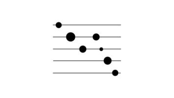 Blase Diagramm Symbol im Linie Stil von nett animiert zum Ihre Videos, einfach zu verwenden mit transparent Hintergrund video