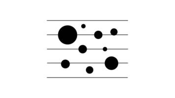 Blase Diagramm Symbol im Linie Stil von nett animiert zum Ihre Videos, einfach zu verwenden mit transparent Hintergrund video