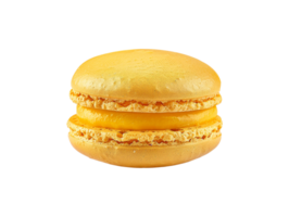 AI generated a macaron on a transparent background png