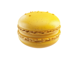 AI generated a macaron on a transparent background png