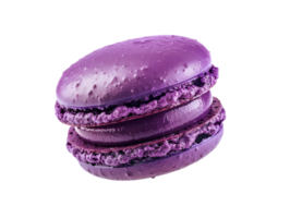 ai generato un' macaron su un' trasparente sfondo png