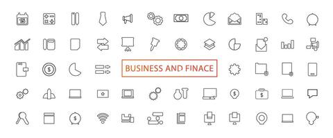 Business, ECommerce and Shopping thin line icons set. ECommerce, Shop, Online Shopping Editable Stroke icons collection. Shopping symbols set. vector