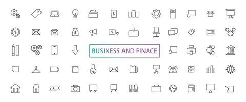 Business, ECommerce and Shopping thin line icons set. ECommerce, Shop, Online Shopping Editable Stroke icons collection. Shopping symbols set. vector