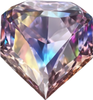 ai généré diamant calcul, coloré gemme clipart. png