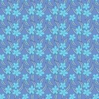 Vector seamless colorful floral pattern for background, textures, fabric, print, textiles, wrapping... Elegant seamless decorative pattern.