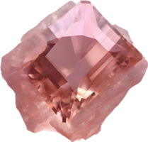 ai généré morganite calcul, coloré gemme clipart. png