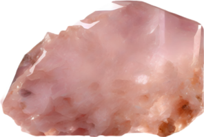 ai generato morganite calcolo, colorato pietra preziosa clipart. png