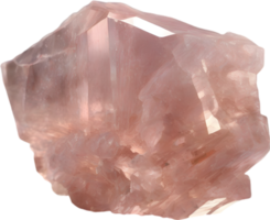 ai generato morganite calcolo, colorato pietra preziosa clipart. png