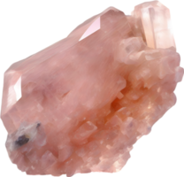 AI generated Morganite stone, colorful gemstone clipart. png