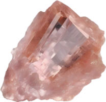 AI generated Morganite stone, colorful gemstone clipart. png