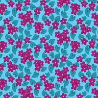 Vector seamless colorful floral pattern for background, textures, fabric, print, textiles, wrapping... Elegant seamless decorative pattern.