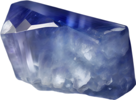 AI generated Sapphire stone, colorful gemstone clipart. png