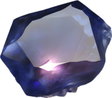AI generated Sapphire stone, colorful gemstone clipart. png