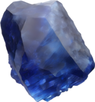 AI generated Sapphire stone, colorful gemstone clipart. png