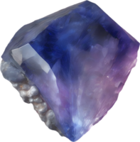 AI generated Sapphire stone, colorful gemstone clipart. png