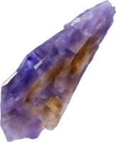 AI generated Tanzanite stone, colorful gemstone clipart. png