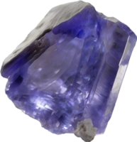 AI generated Tanzanite stone, colorful gemstone clipart. png