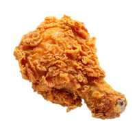 AI generated Crispy deep fried chicken pieces  isolated on transparent background Generative AI png