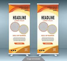 Rollup design PNBusiness Roll Up. Standee Design. Banner Template. Presentation. vector