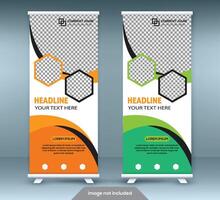 Rollup design PNBusiness Roll Up. Standee Design. Banner Template. Presentation. vector