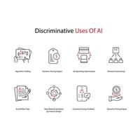 Untitled-3Discriminatory AI Practices Vector Symbols Mitigating Bias in Technology