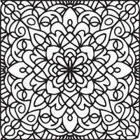 Ornate objects coloring pages. Ornate objects outline for coloring book vector