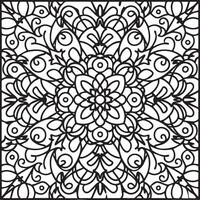 Ornate objects coloring pages. Ornate objects outline for coloring book vector